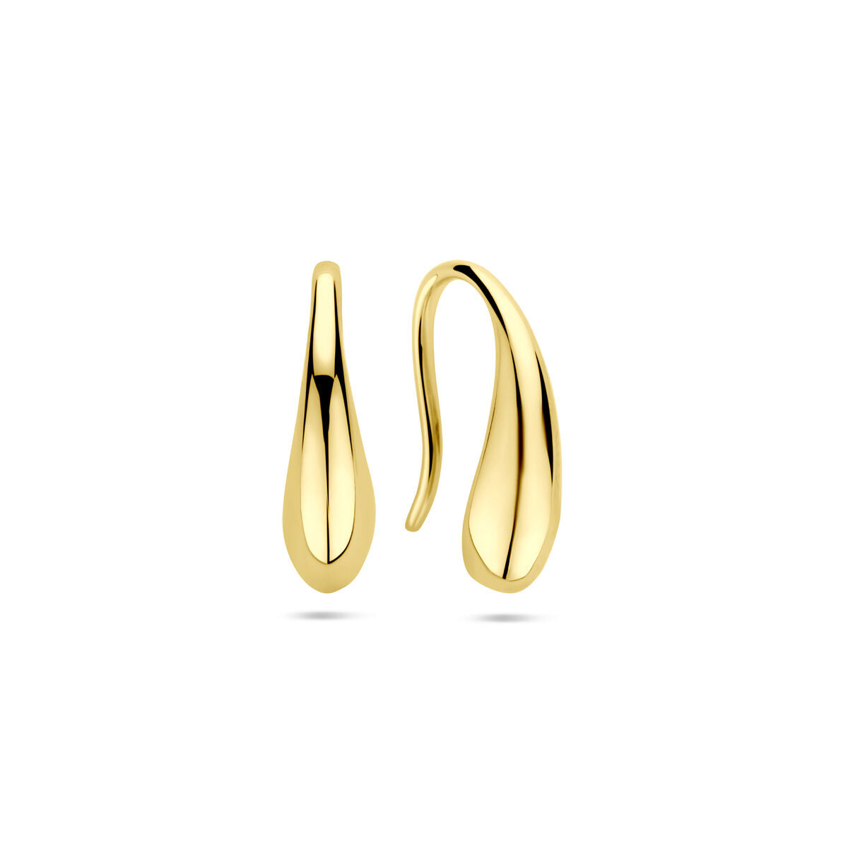 pendientes gota gancho francés 16,5 mm 14K oro amarillo