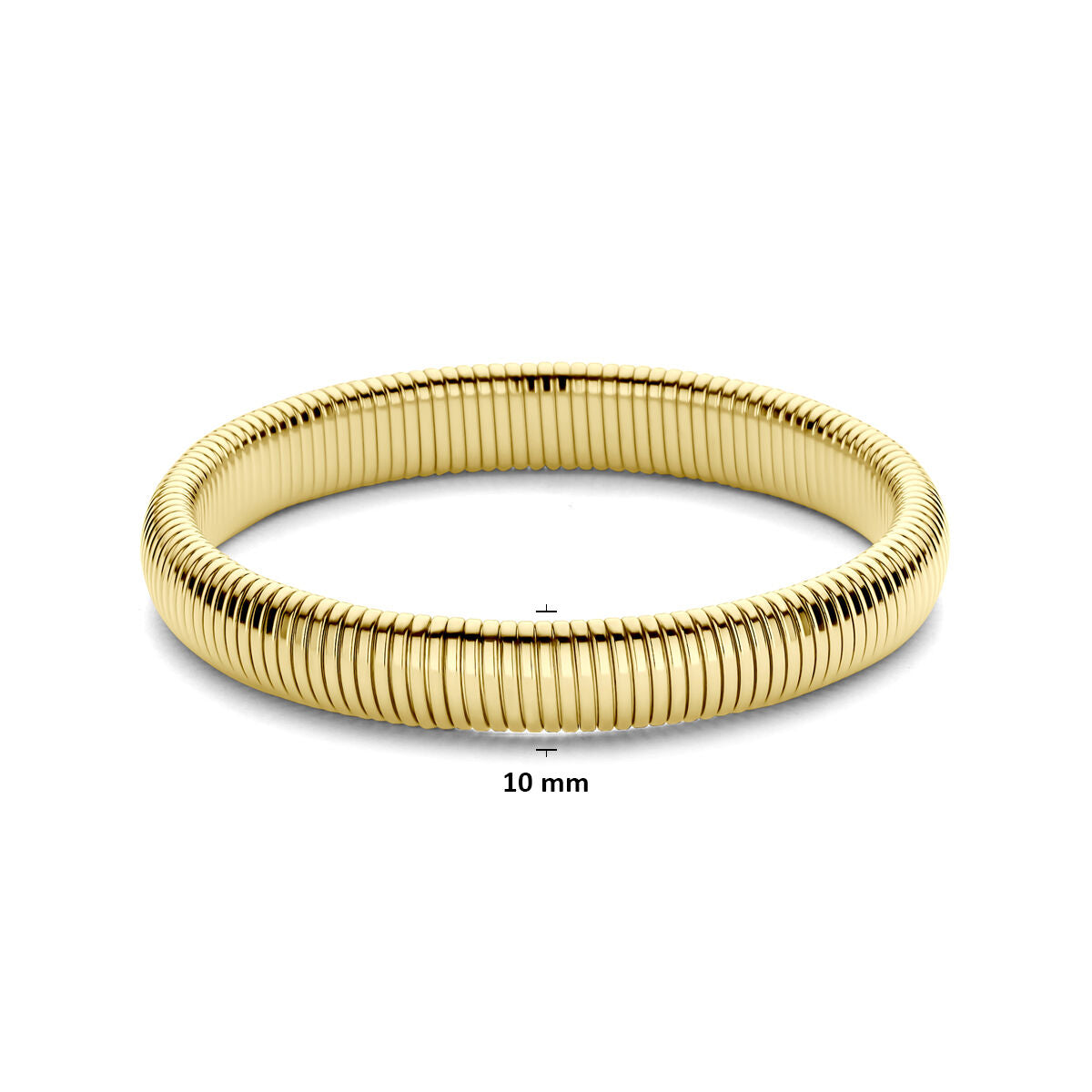 Pulsera tubogas de acero – chapado en oro amarillo