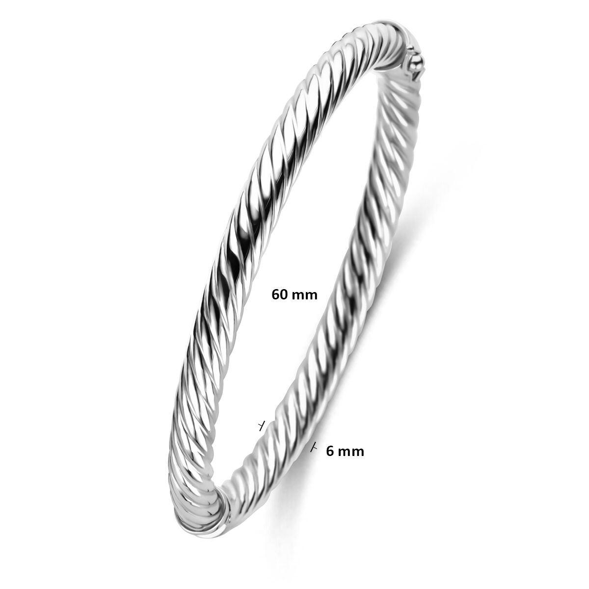 Pulsera de plata 925 rodiada