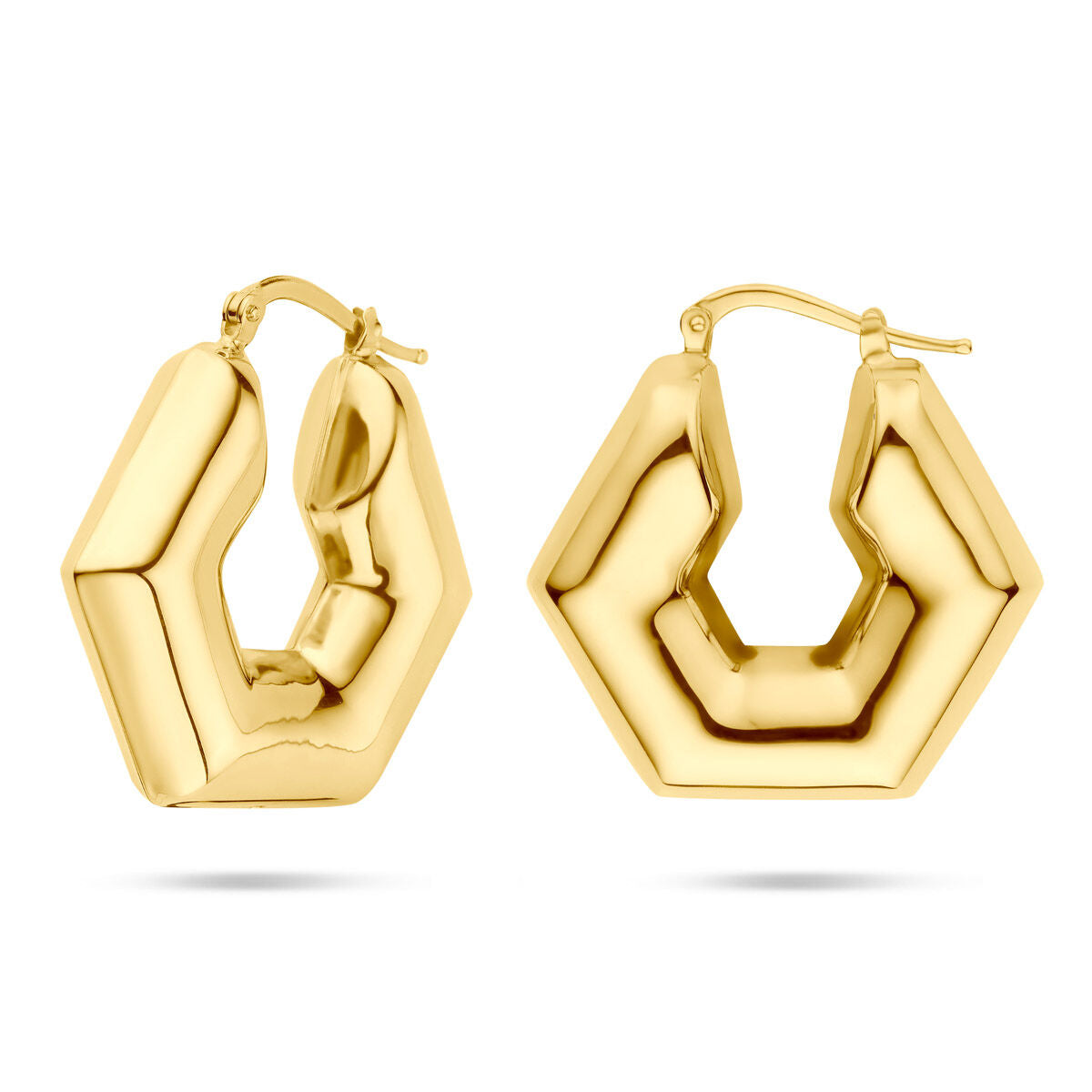 aros 30 mm 1 micron plata chapado en oro amarillo
