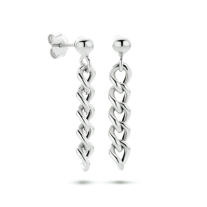 oorhangers schakel zilver gerhodineerd