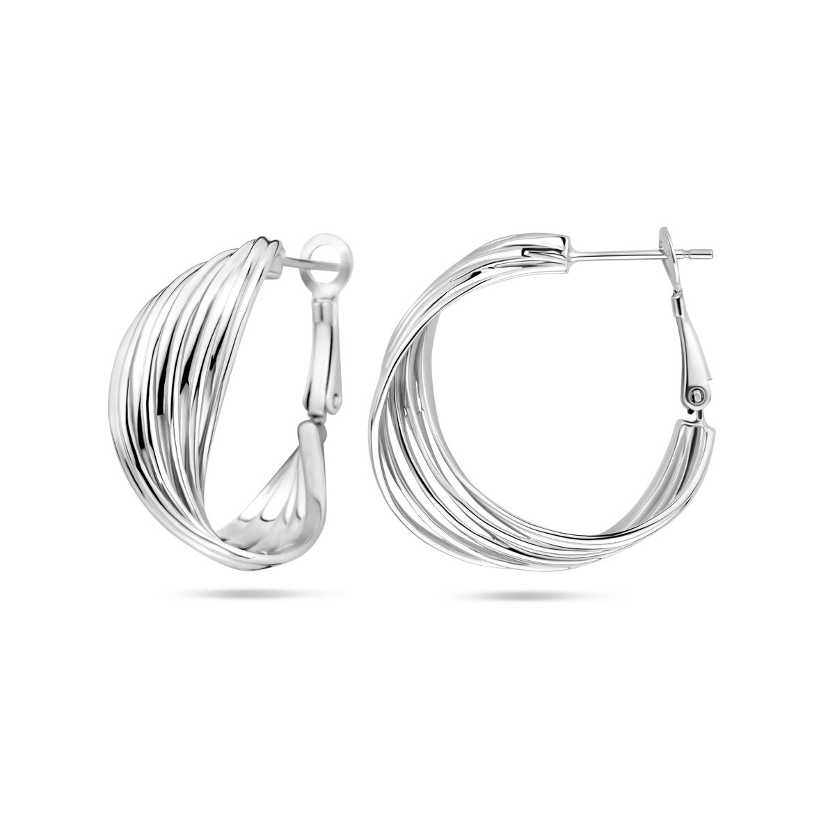 aros 31 mm plata rodiado