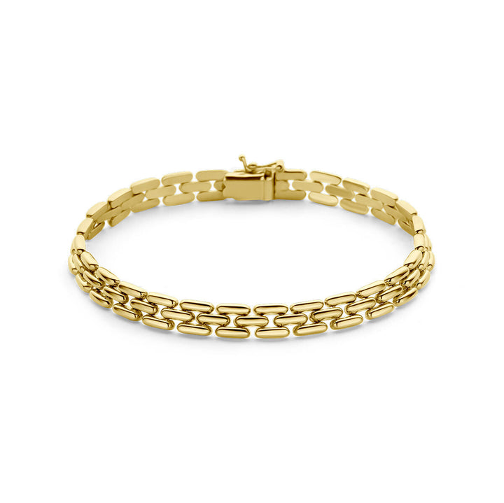 Gouden armband dames panter 14K