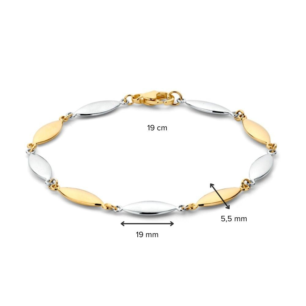Pulsera bicolor