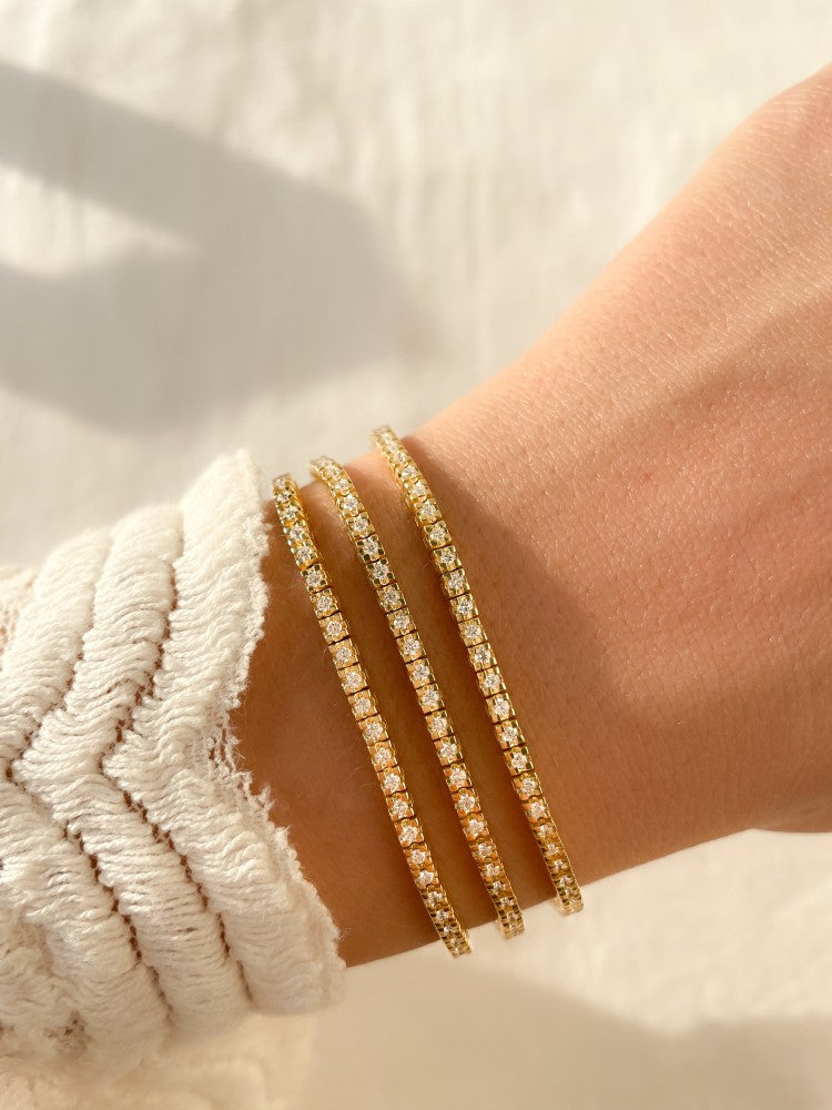 Pulsera Chloe 1,00 crt. oro amarillo