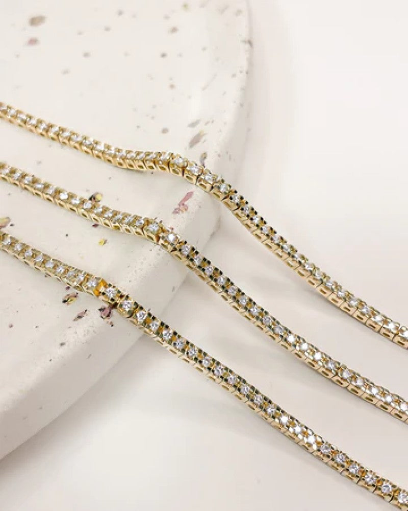 Pulsera Chloe 1,00 crt. oro amarillo