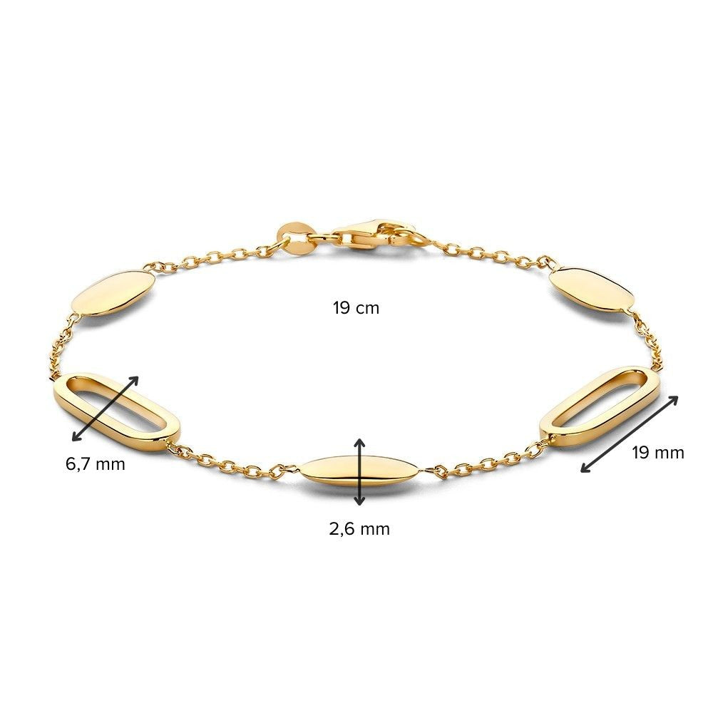 Pulsera oro amarillo
