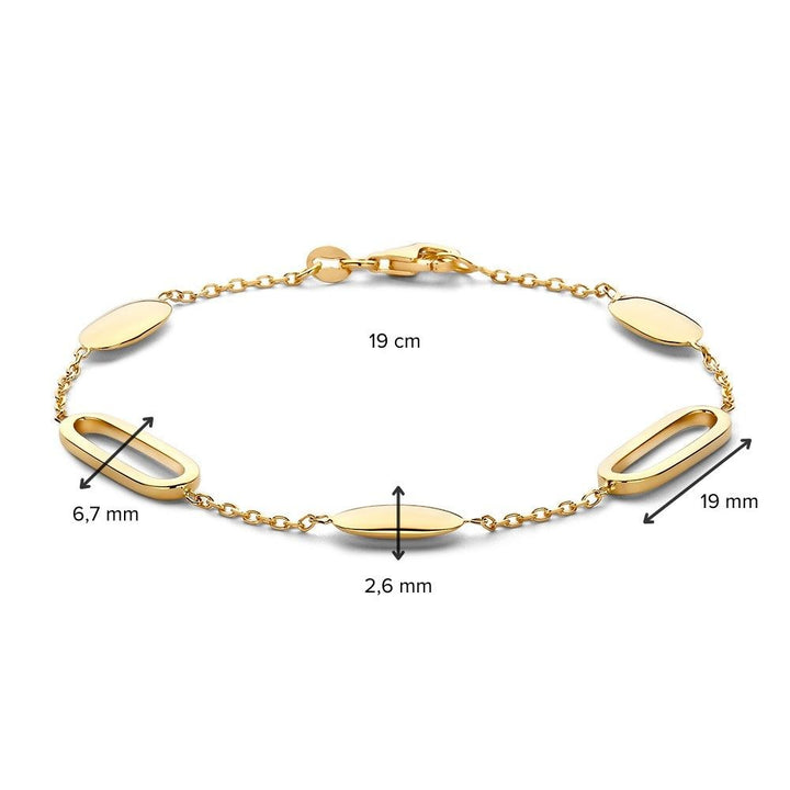 Armband geelgoud