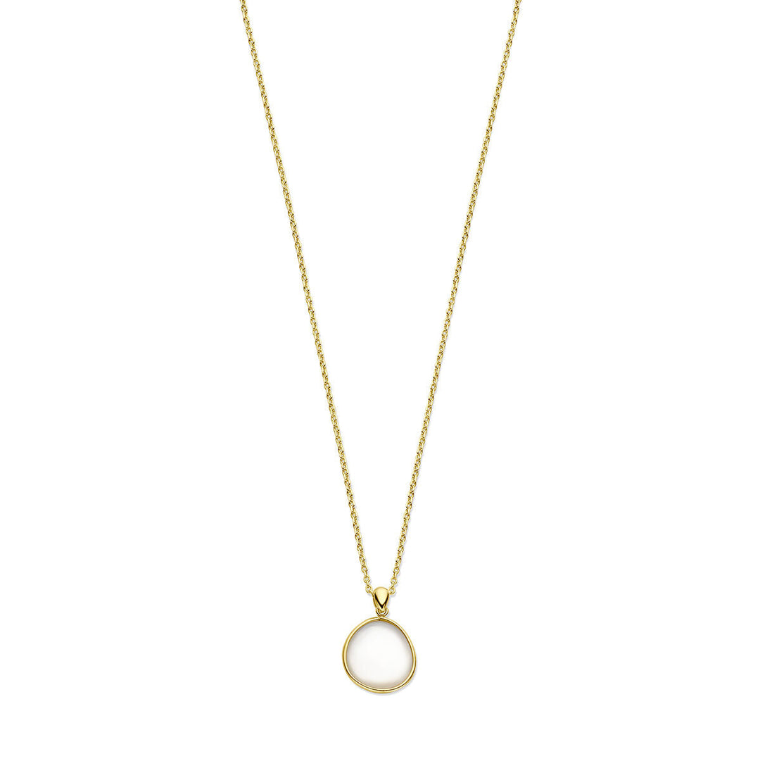 collier parelmoer 41 - 43 - 45 cm 14K geelgoud
