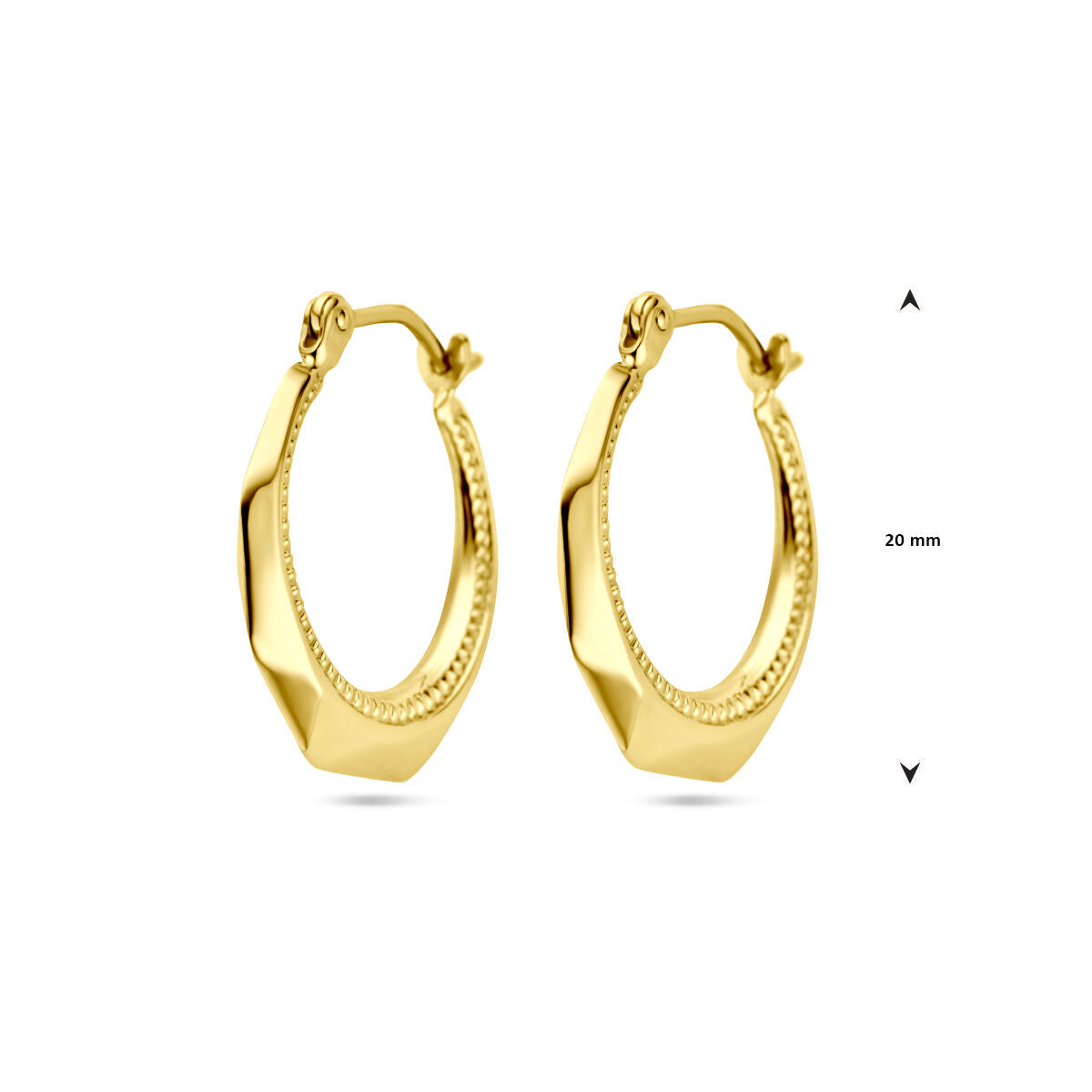 aros lapide 14K oro amarillo