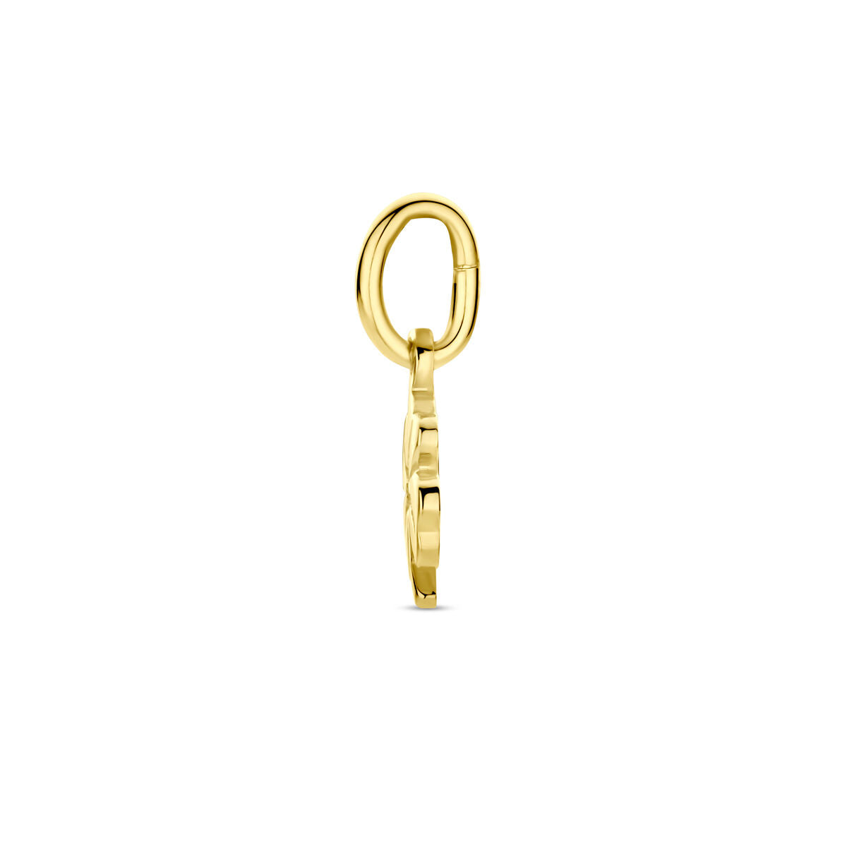 colgante trébol 14K oro amarillo