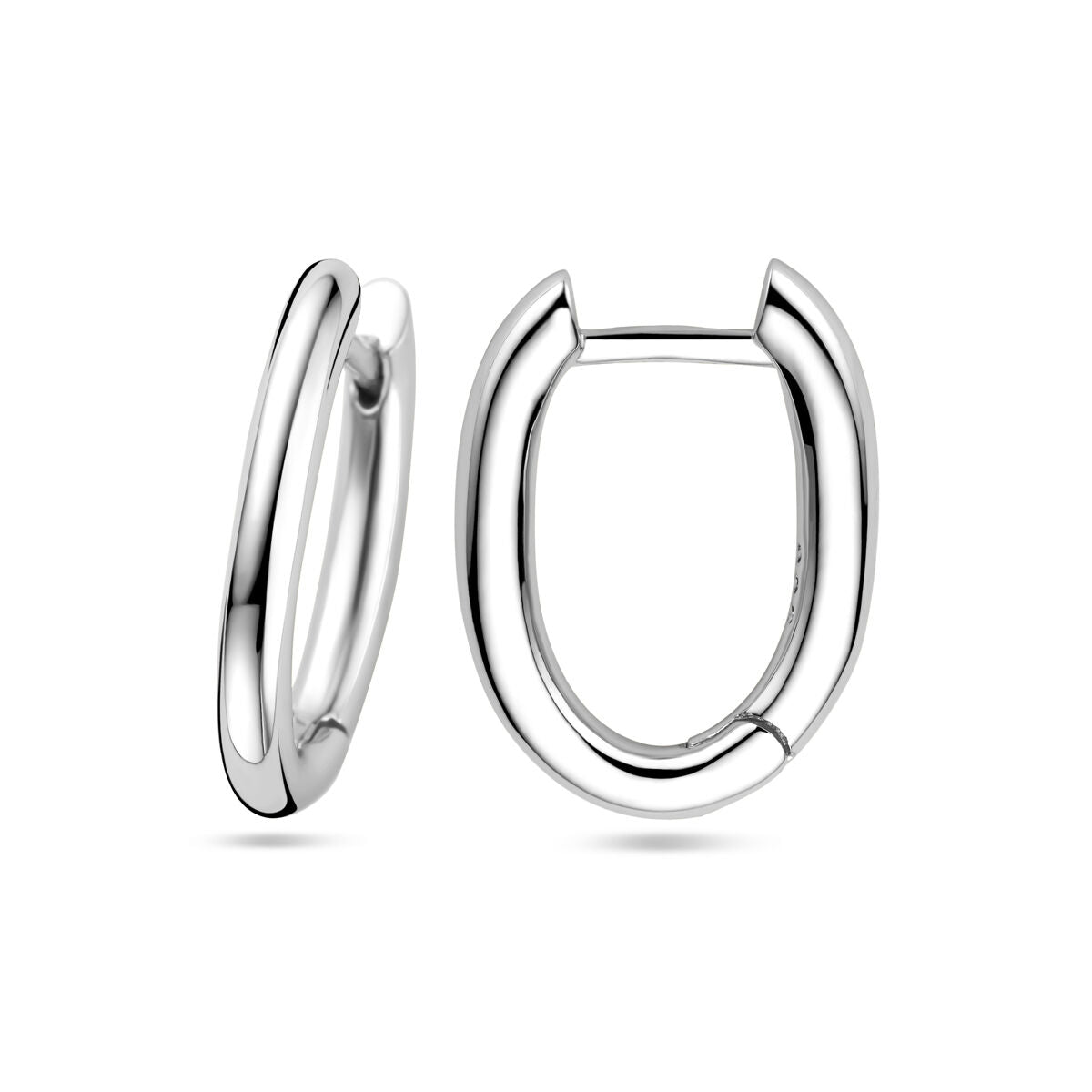 aros de plata rodiado