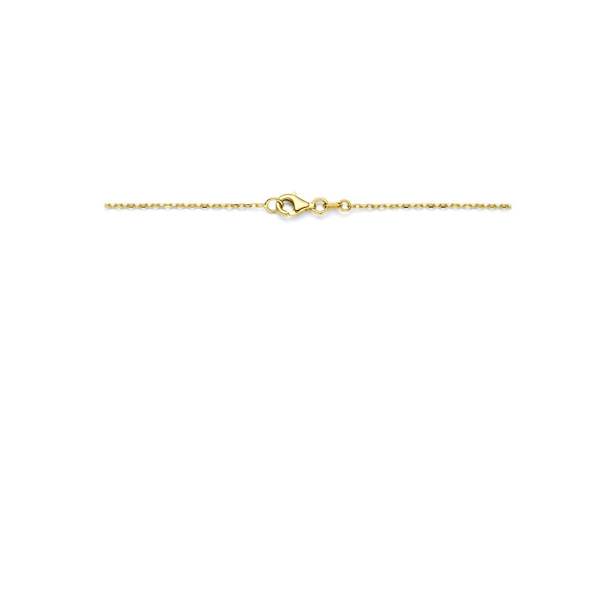 collar de mujer en oro amarillo de 14k con cierre de langosta