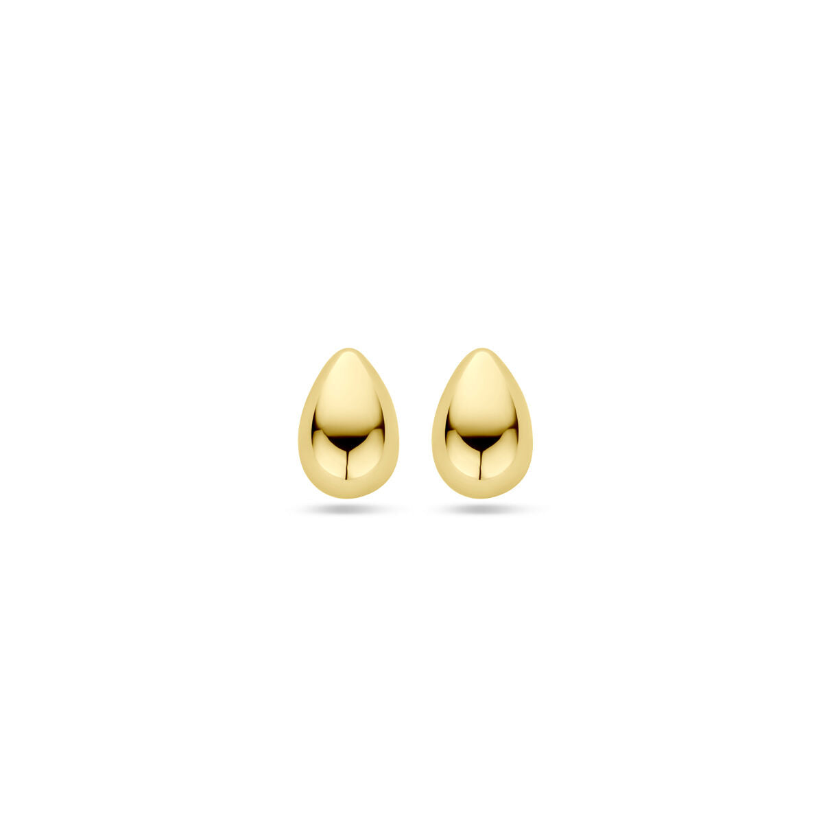 Pendientes de gota de 7,5 mm en oro amarillo de 14 quilates.