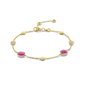 Pulseras de oro con piedras preciosas