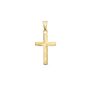 Colgante de cruz de oro