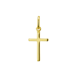 Colgante de cruz de plata