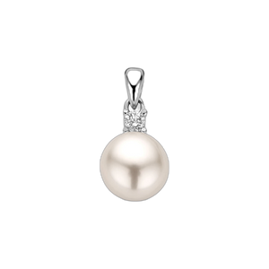 Colgante de plata con perla