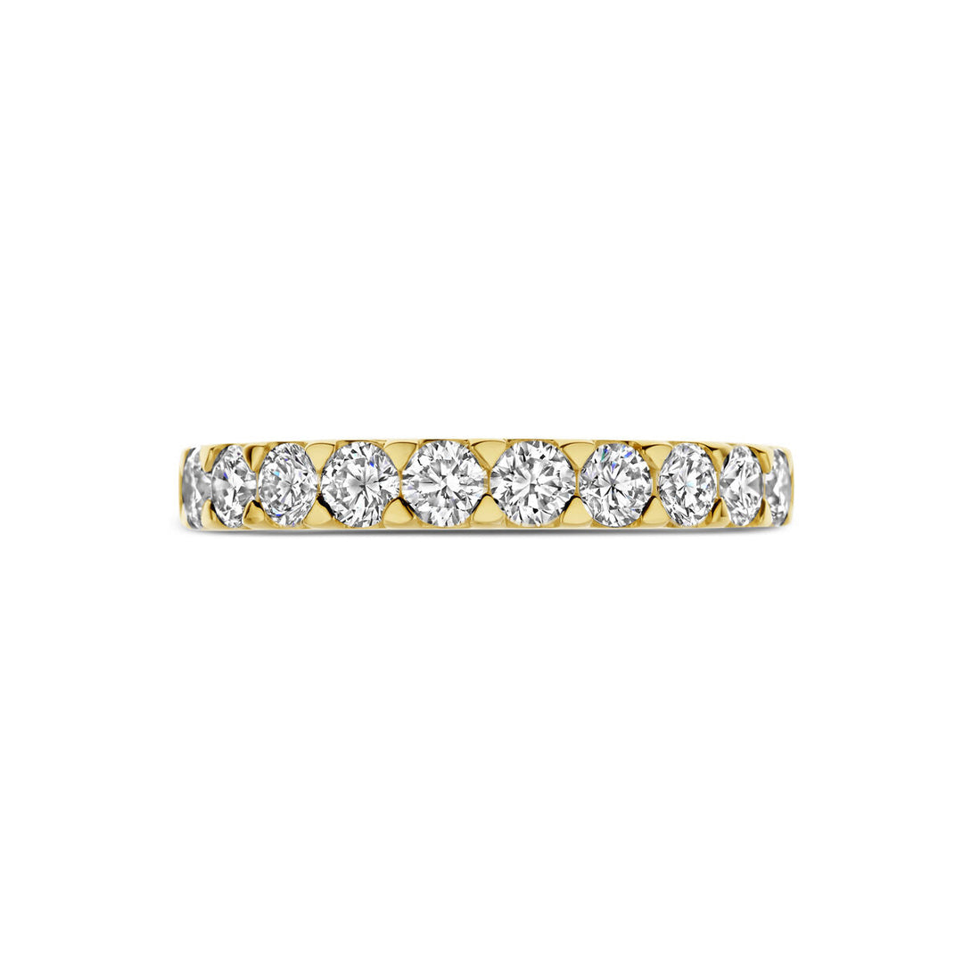 ring lab grown diamant 1.00ct h si 14K geelgoud