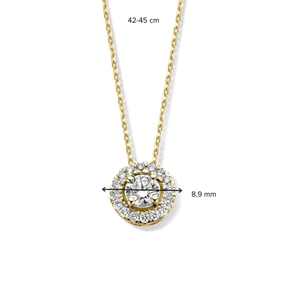 Collar Emma 0,50 crt. oro amarillo