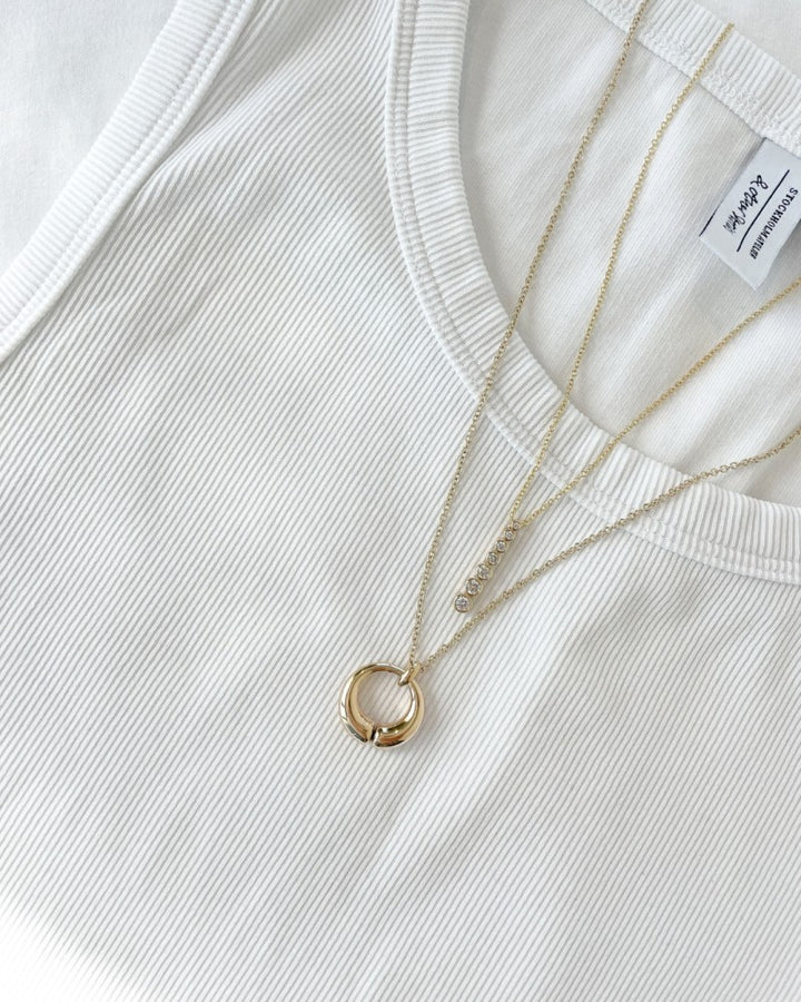 Collier geelgoud