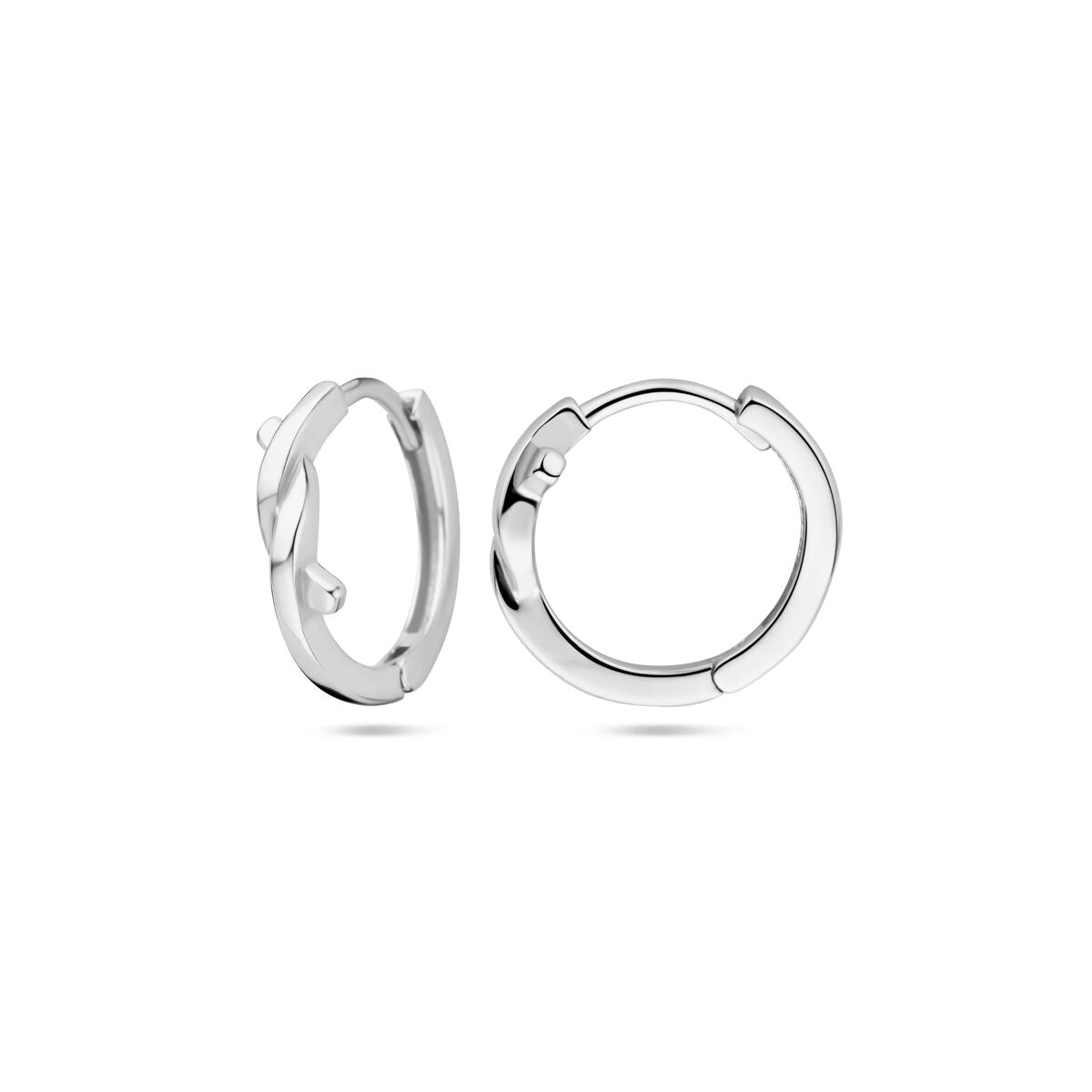 aros 12,5 mm plata rodiado
