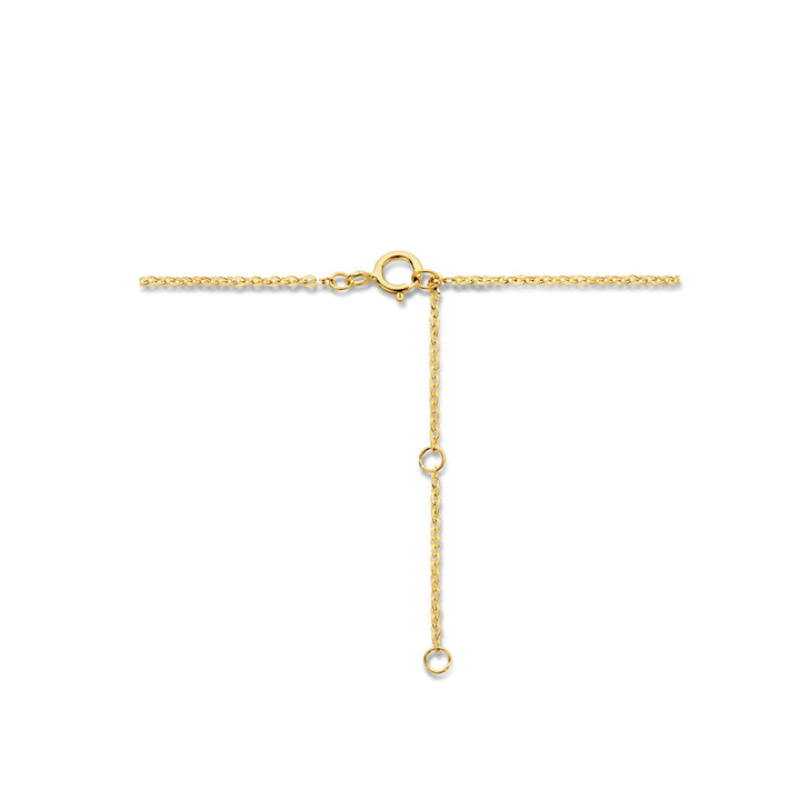 Gouden dames ketting parel 14K