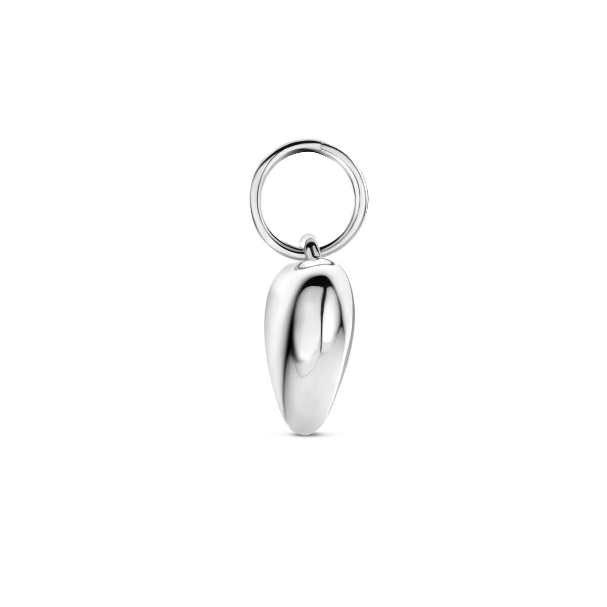 colgante corazón 12,5 mm plata rodiado