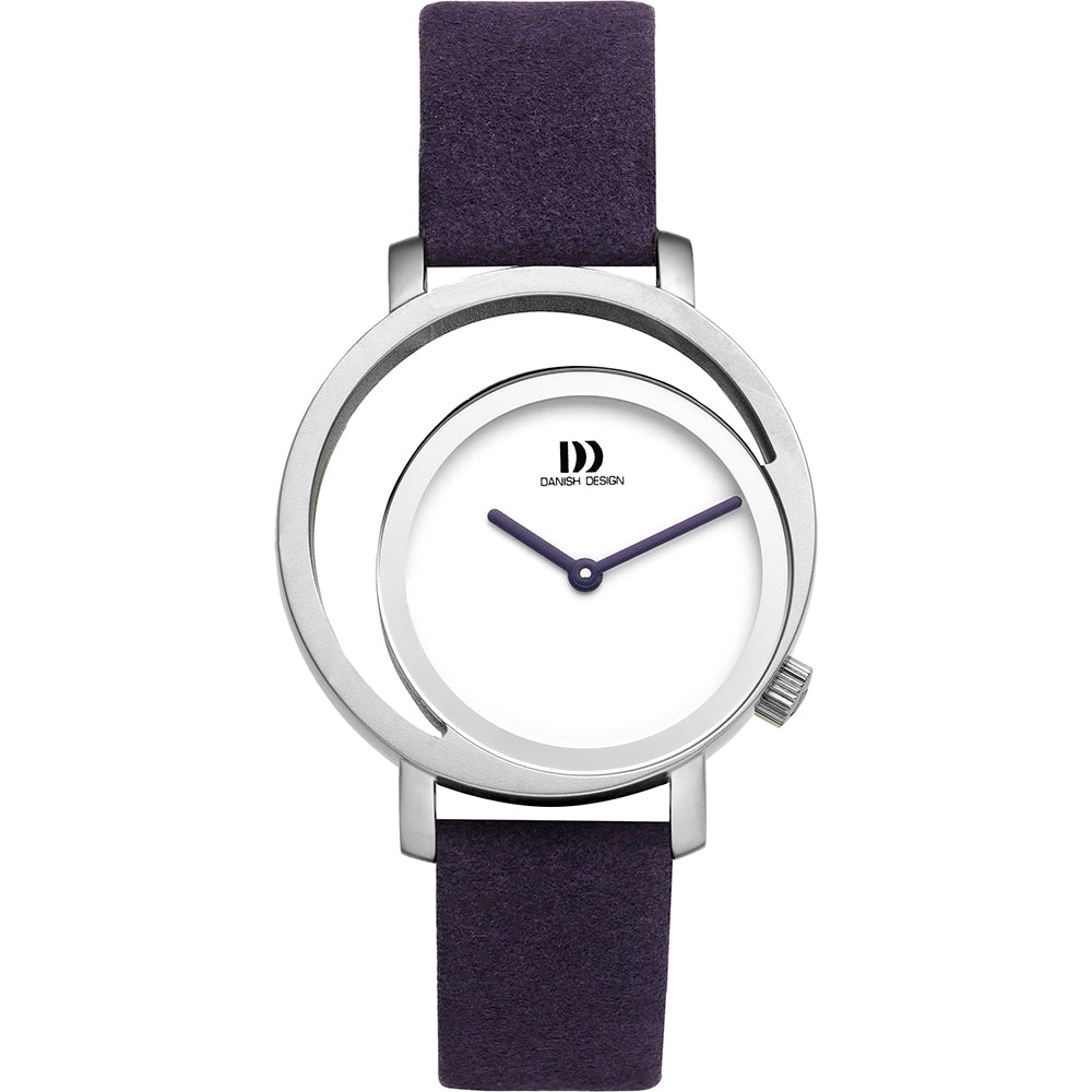 Danish design dames horloge witte wijzerplaat - IV22Q1271