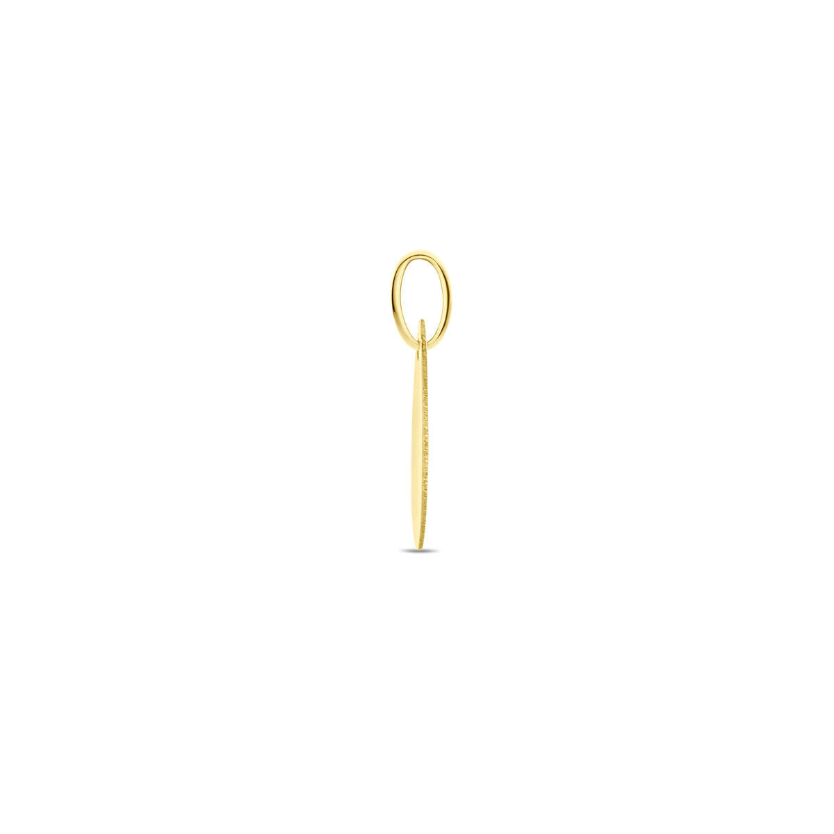 colgante grabado 19 mm oro amarillo 14K
