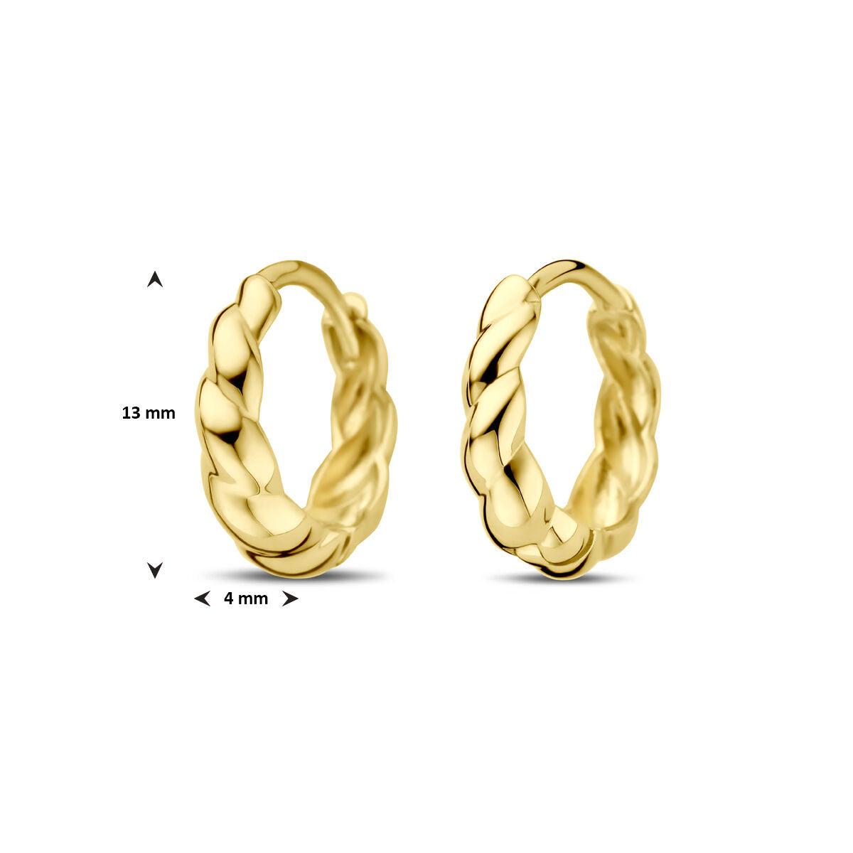 aros 13 mm oro amarillo