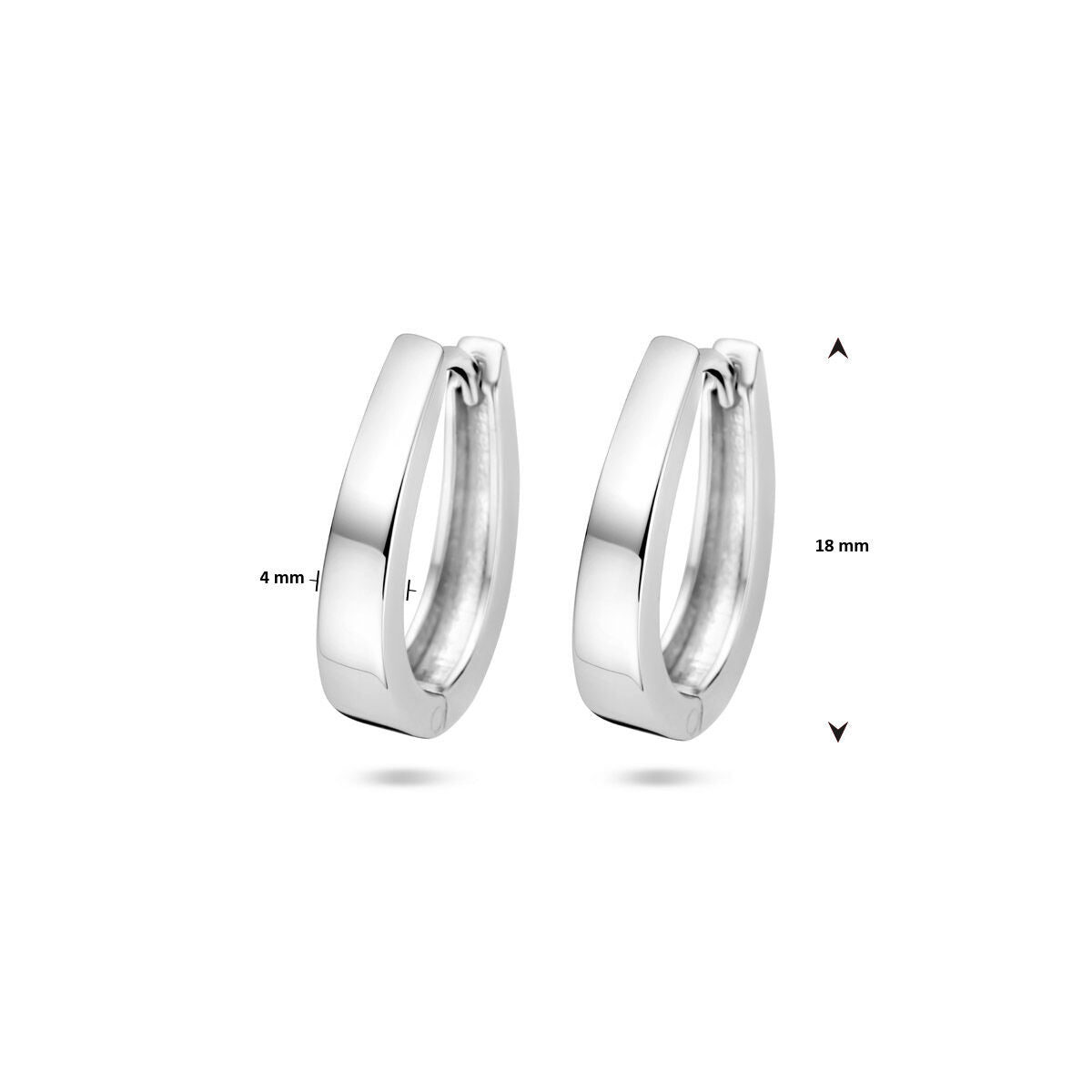 aros 18 mm plata rodiado
