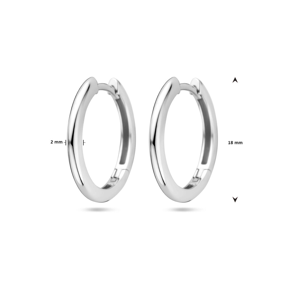 aros 2,0 mm plata rodiado