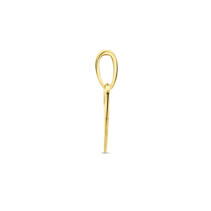 graveerhanger hart 14K geelgoud