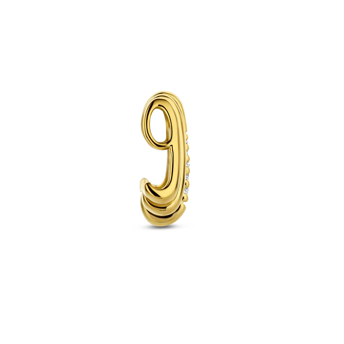 Colgante de oro con diamante – 14k oro amarillo
