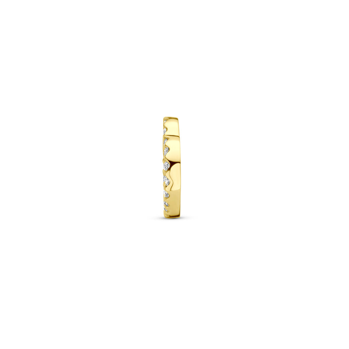 colgante corazón diamante 0.06ct h si 7 mm oro amarillo