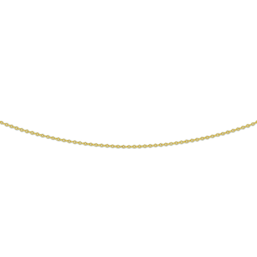 collier anker plat 0,8 mm 41 - 43 - 45 cm 14K geelgoud