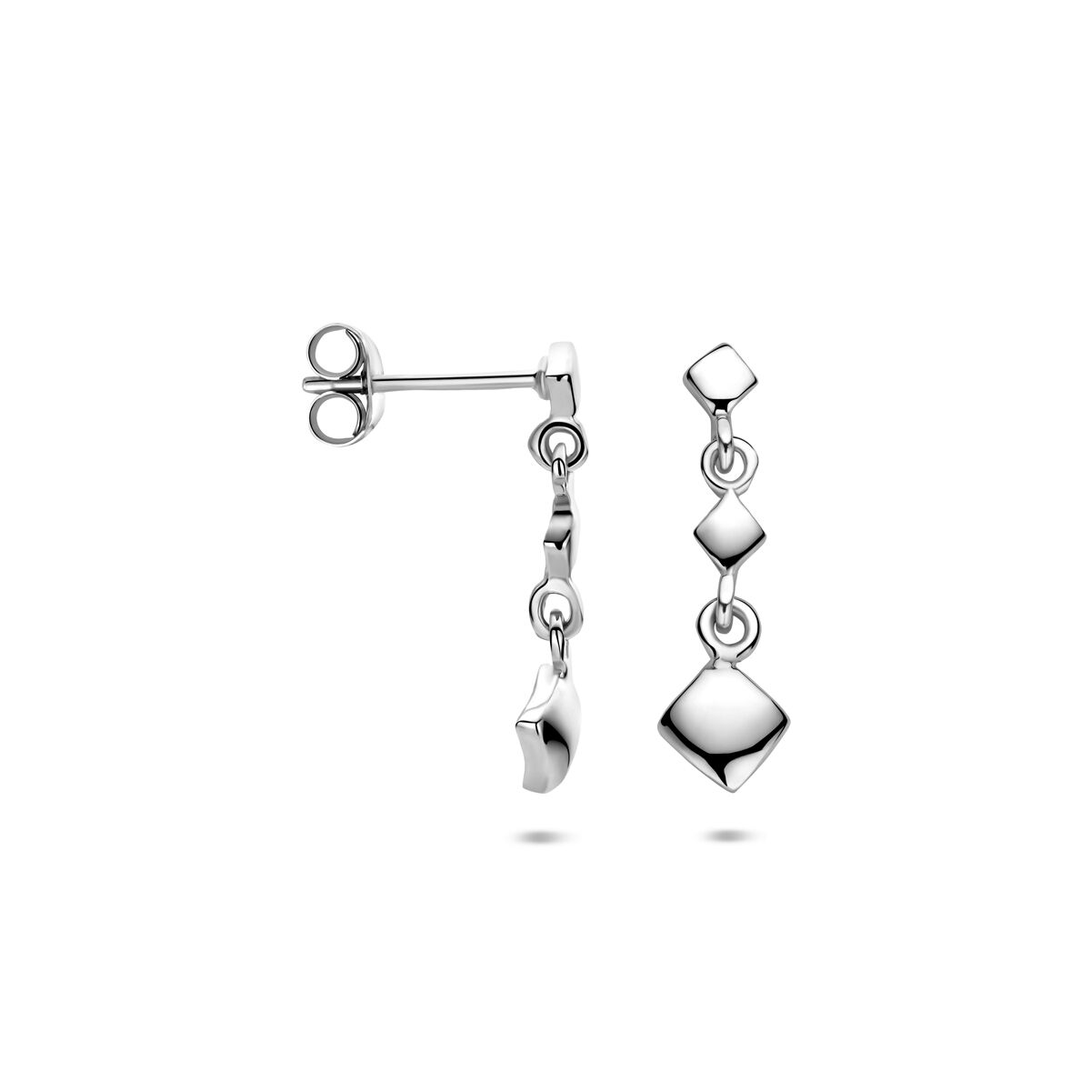 Pendientes de plata – rodiados en plata 925