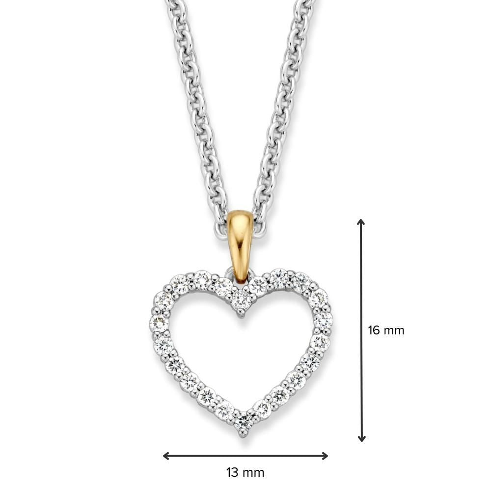 Colgante de oro con diamante brillante de 0,26 crt – 14 quilates