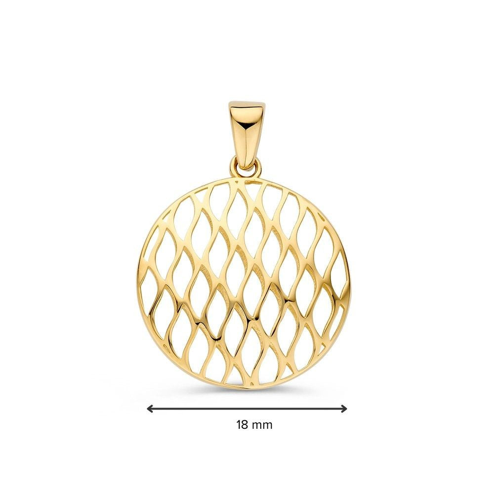 colgante oro amarillo