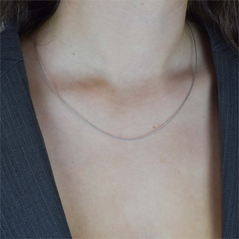 Collar de acero Boccia Titanium Longitud 0803-01