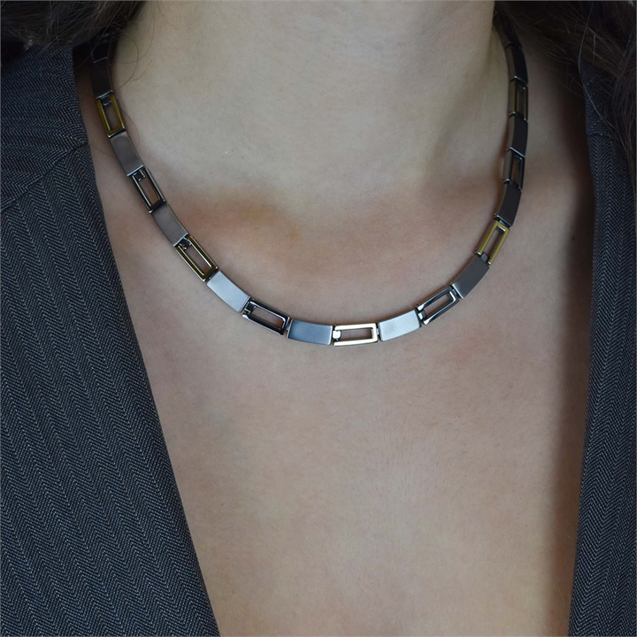 Boccia Titanium Collier Bicolor NL 08040-02