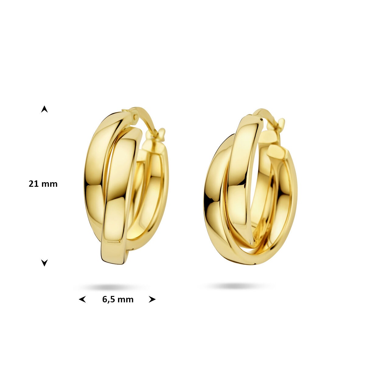 Aros de oro – 14k oro amarillo