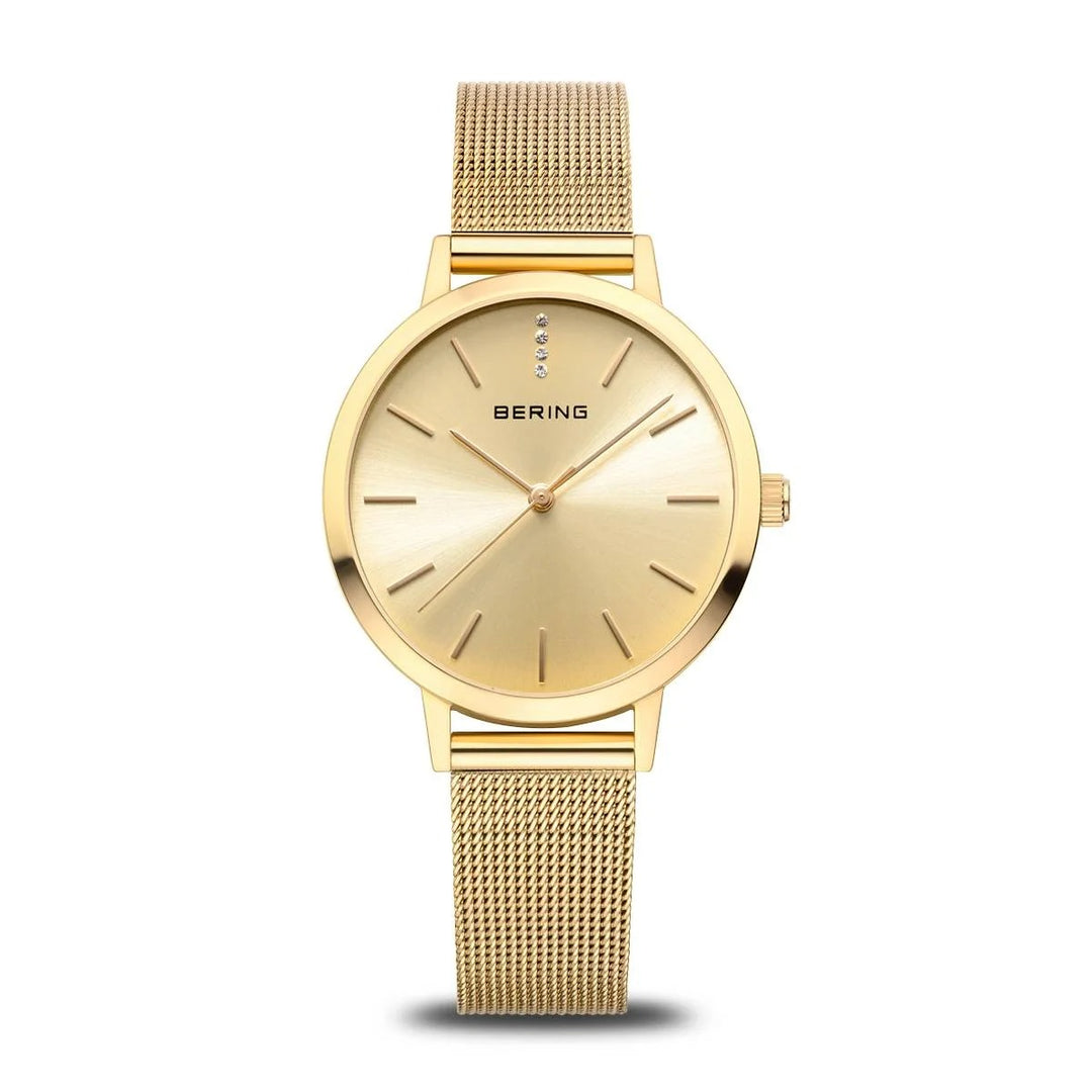 reloj de mujer esfera dorada 13434-333