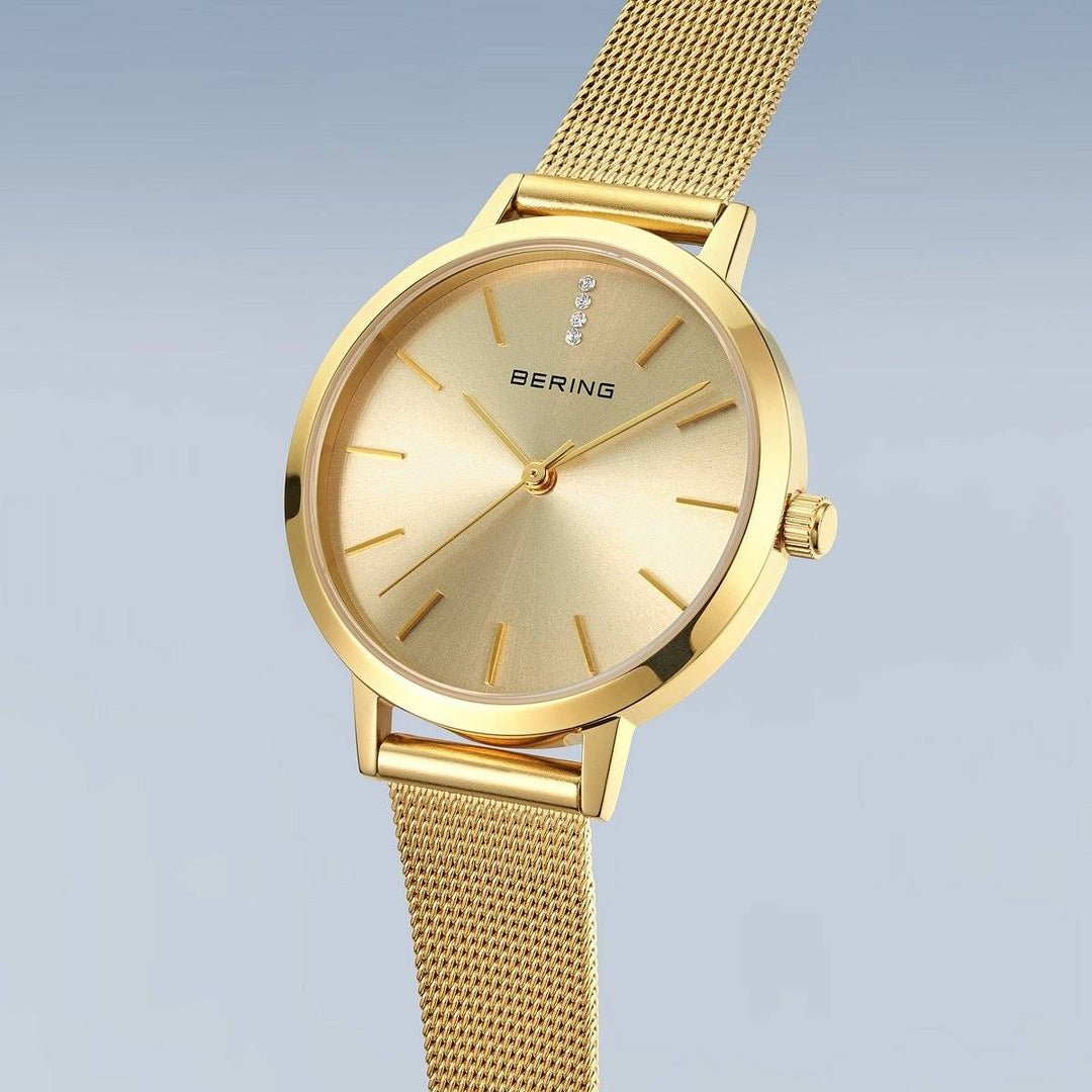 reloj de mujer esfera dorada 13434-333