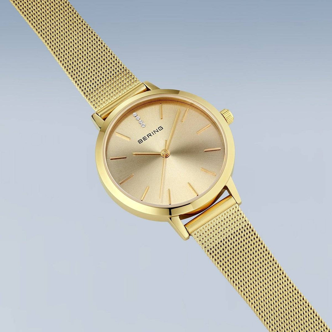 reloj de mujer esfera dorada 13434-333