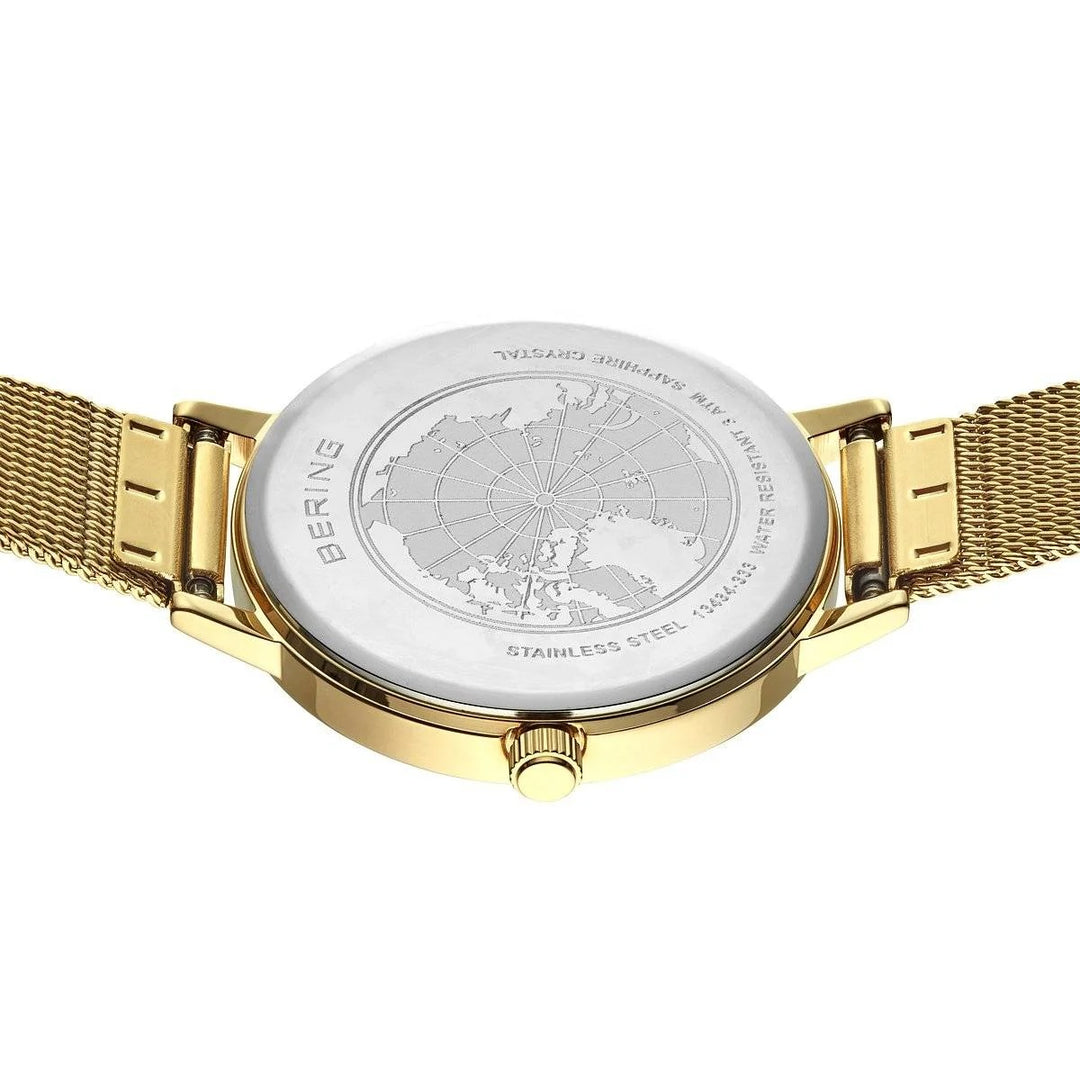 reloj de mujer esfera dorada 13434-333