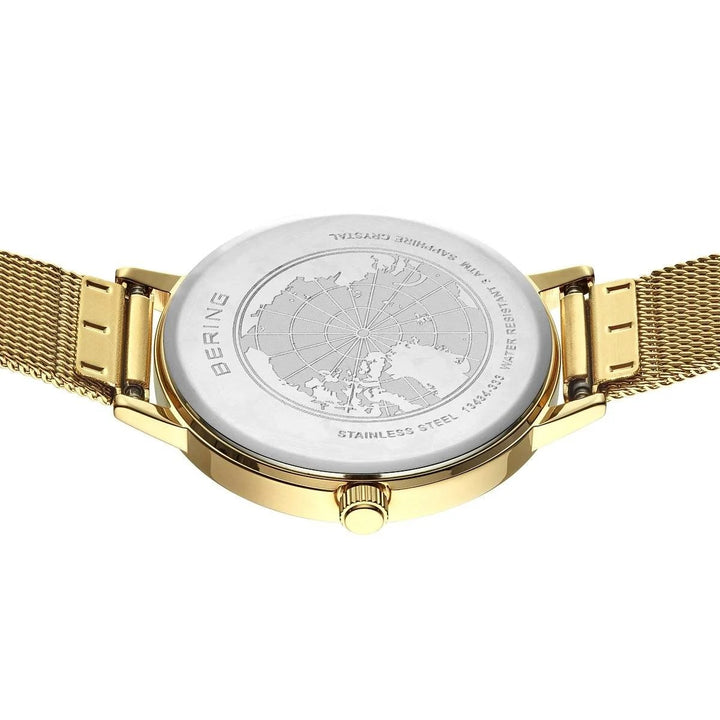 reloj de mujer esfera dorada 13434-333