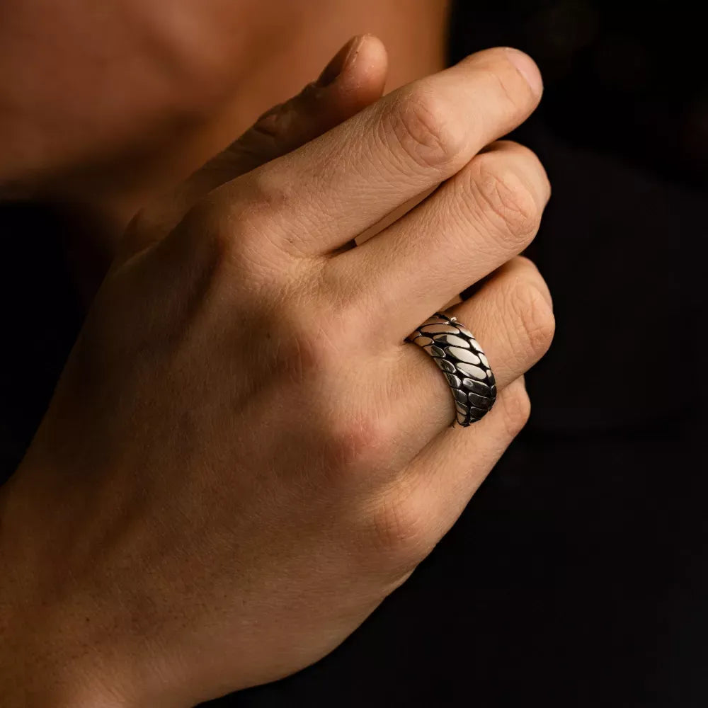 Anillo Apollo Ten - Anillo de hombre plata