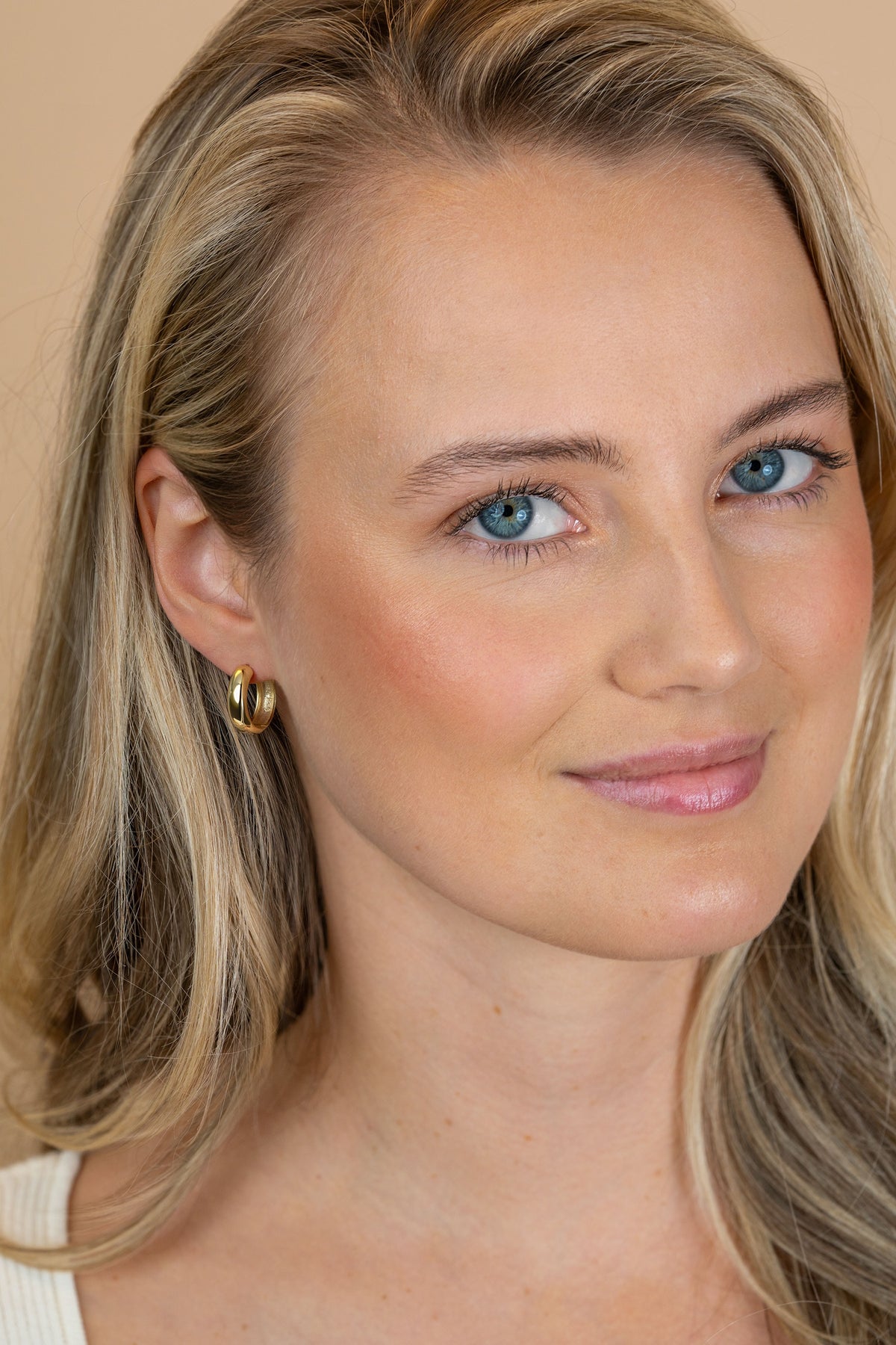 Zinzi Pendientes Plata chapado en oro ZIO2793G